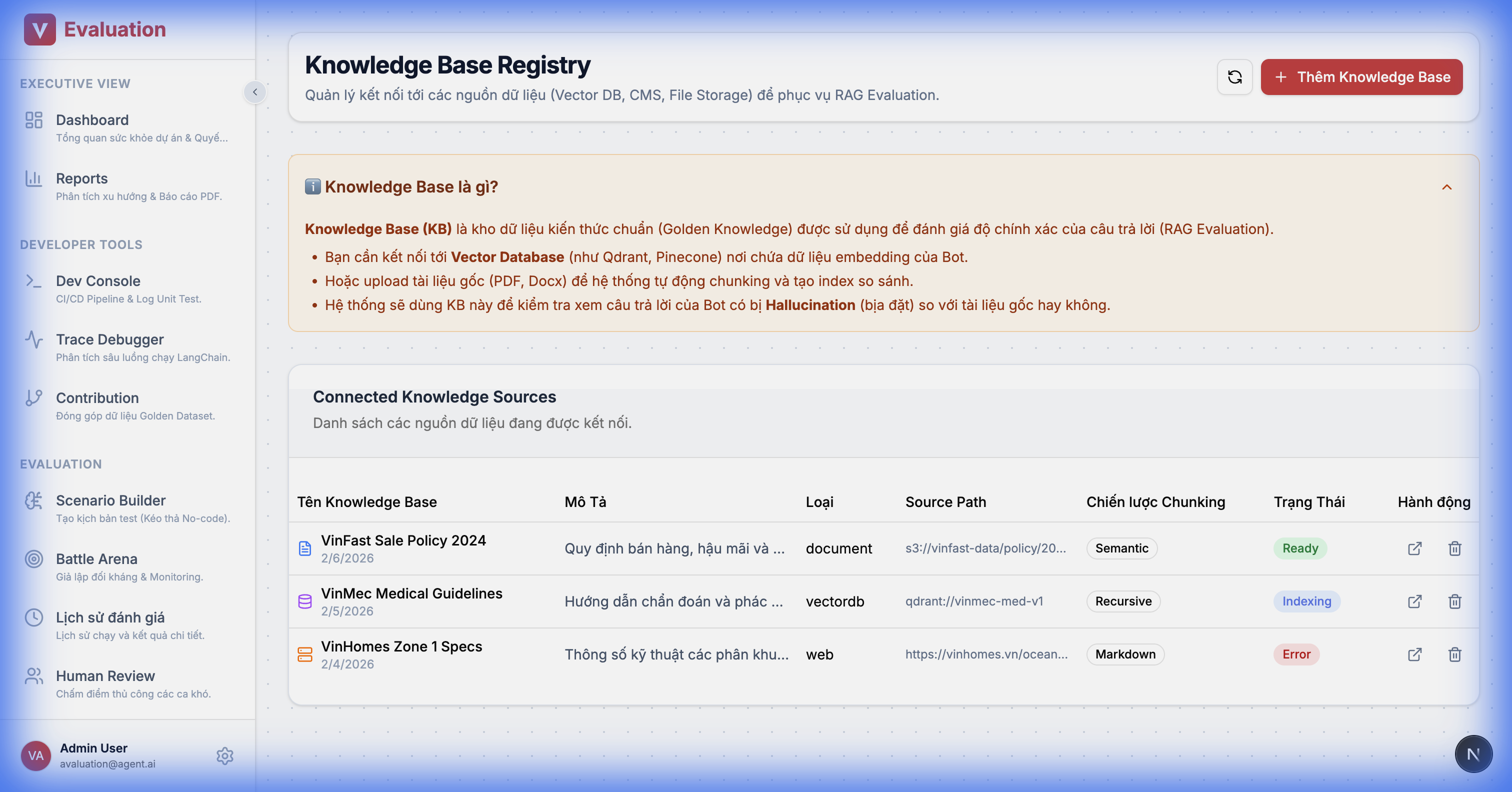 Knowledge Base UI