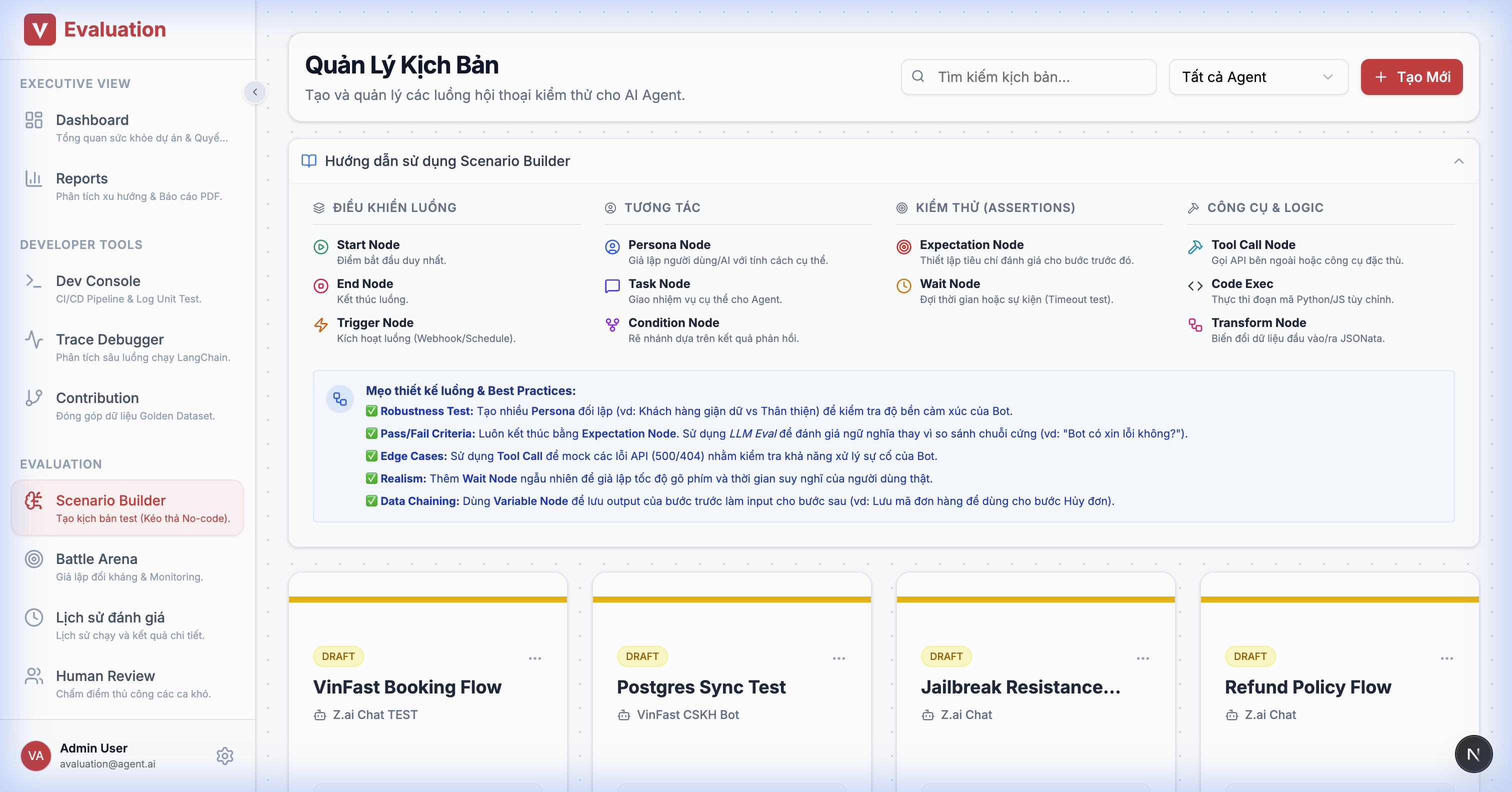 Scenario Builder List